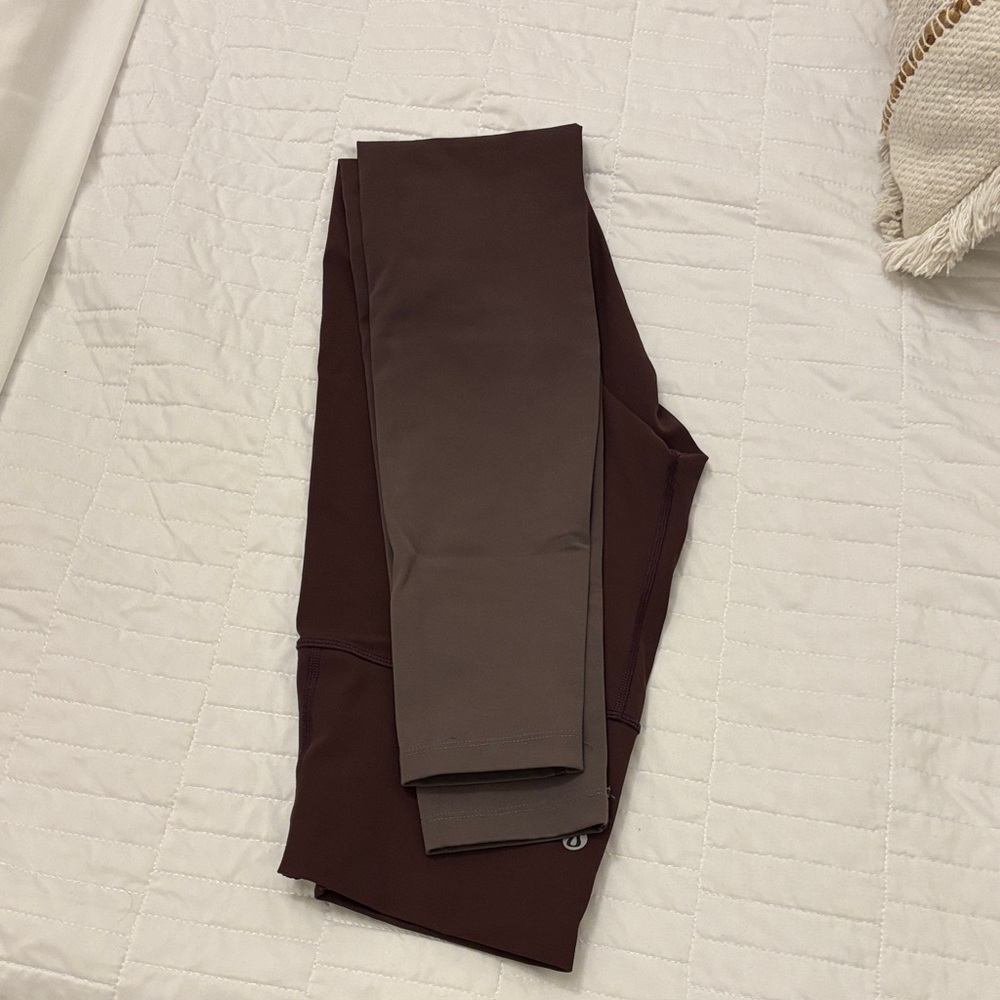 lululemon athletica Maroon Leggings